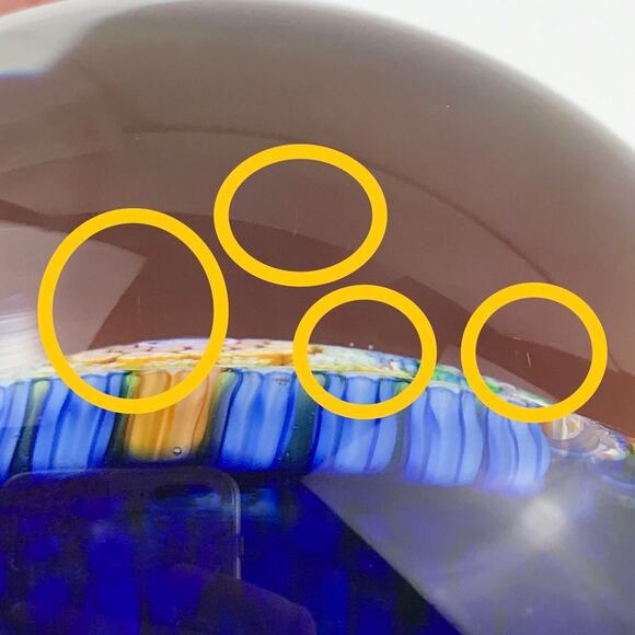 Perthshire PP106 1988 Large Complex Cane Closepack Millefiori Twist Paperweight - Picture 11 of 15